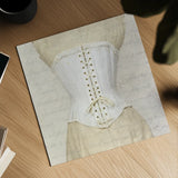 Corset III by Deborah Revell. Shown as a detailed flat fine art print, highlighting archival giclee quality. Available as an archival giclee rolled canvas, fine art paper, or poster print. SKU 92285a.