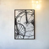 Cycle I by Deborah Revell. shown as a paper print in a black flame. Available as a archival giclee rolled canvas, fine art paper, or poster print. SKU 104306h.