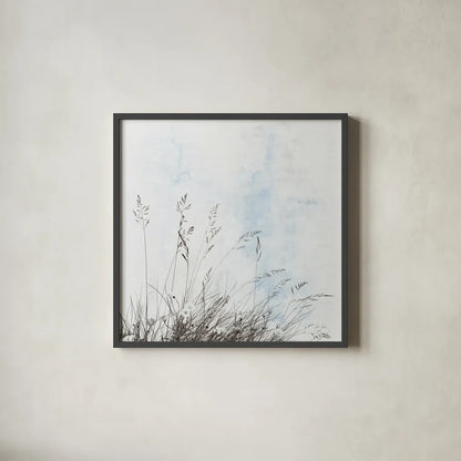 Daisy Meadow by Deborah Revell. Shown in a sleek black glass frame for a contemporary gallery look. Available as an archival giclee rolled canvas, fine art paper, or poster print. SKU 93435a.