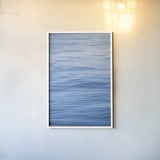 Dancing Sea I by Deborah Revell. shown as a paper print in a white frame. Available as a archival giclee rolled canvas, fine art paper, or poster print. SKU 102764h.