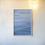 Dancing Sea III by Deborah Revell. shown as a paper print in a white frame. Available as a archival giclee rolled canvas, fine art paper, or poster print. SKU 102766h.