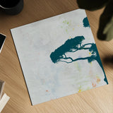 Dartington Tree I by Deborah Revell. Shown as a detailed flat fine art print, highlighting archival giclee quality. Available as an archival giclee rolled canvas, fine art paper, or poster print. SKU 94275a.