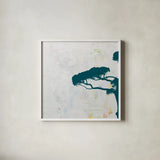 Dartington Tree I by Deborah Revell. Shown in a crisp white glass frame for a clean and minimalist style. Available as an archival giclee rolled canvas, fine art paper, or poster print. SKU 94275a.