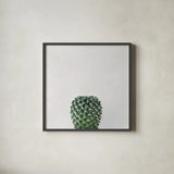 Desert Treasures IV by Deborah Revell. Shown in a sleek black glass frame for a contemporary gallery look. Available as an archival giclee rolled canvas, fine art paper, or poster print. SKU 94582a.