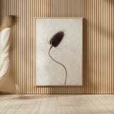 Dried Flower II by Deborah Revell. shown as over sized large wall art. Available as an archival giclee rolled canvas, fine art paper, or poster print. SKU 93397h.
