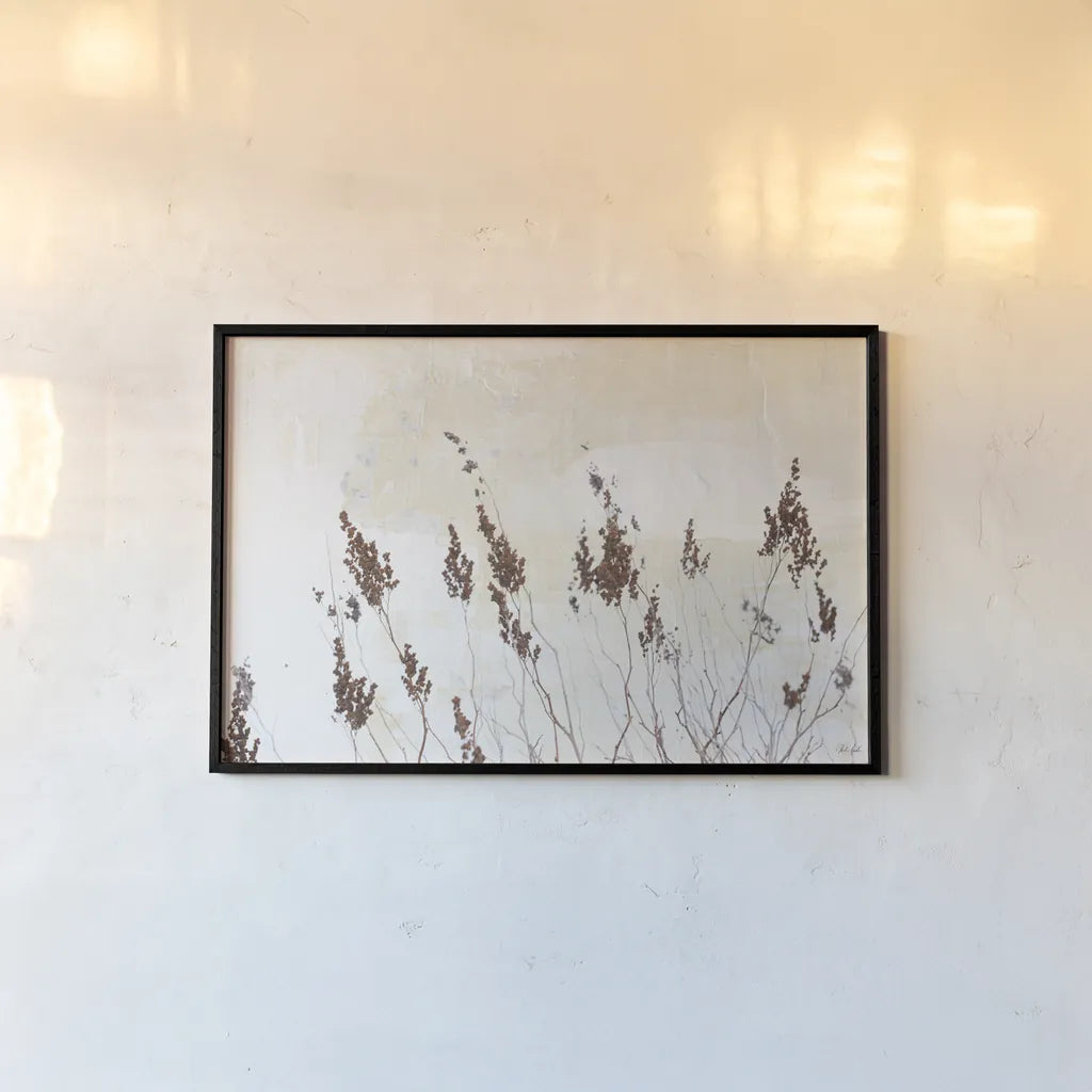 Earth and Lime I by Deborah Revell. shown as a paper print in a black flame. Available as a archival giclee rolled canvas, fine art paper, or poster print. SKU 100045i.