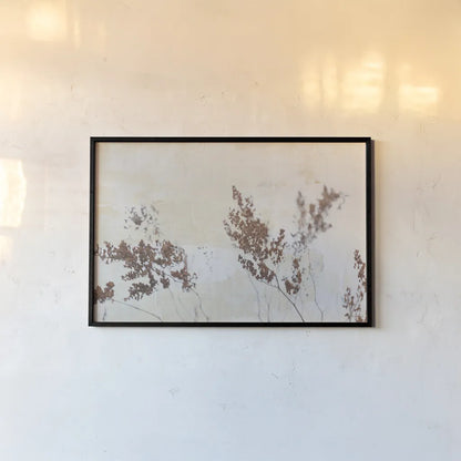 Earth and Lime II by Deborah Revell. shown as a paper print in a black flame. Available as a archival giclee rolled canvas, fine art paper, or poster print. SKU 100046i.