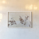 Earth and Lime II by Deborah Revell. shown as a paper print in a white frame. Available as a archival giclee rolled canvas, fine art paper, or poster print. SKU 100046i.