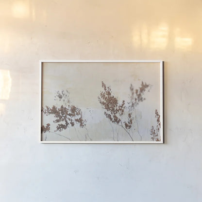 Earth and Lime II by Deborah Revell. shown as a paper print in a white frame. Available as a archival giclee rolled canvas, fine art paper, or poster print. SKU 100046i.