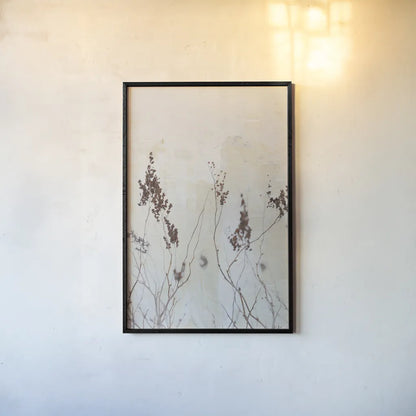 Earth and Lime III by Deborah Revell. shown as a paper print in a black flame. Available as a archival giclee rolled canvas, fine art paper, or poster print. SKU 100047h.