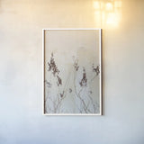Earth and Lime III by Deborah Revell. shown as a paper print in a white frame. Available as a archival giclee rolled canvas, fine art paper, or poster print. SKU 100047h.