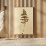 Eastdown Fern III by Deborah Revell. shown as over sized large wall art. Available as an archival giclee rolled canvas, fine art paper, or poster print. SKU 104177h.
