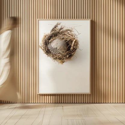Empty Nest by Deborah Revell. shown as over sized large wall art. Available as an archival giclee rolled canvas, fine art paper, or poster print. SKU 93398h.