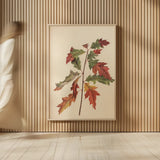 Fall Leaves I Muted by Deborah Revell. shown as over sized large wall art. Available as an archival giclee rolled canvas, fine art paper, or poster print. SKU 98636h.