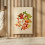 Fall Leaves II by Deborah Revell. shown as over sized large wall art. Available as an archival giclee rolled canvas, fine art paper, or poster print. SKU 96589h.