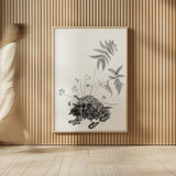 Fern Noir II by Deborah Revell. shown as over sized large wall art. Available as an archival giclee rolled canvas, fine art paper, or poster print. SKU 96598h.