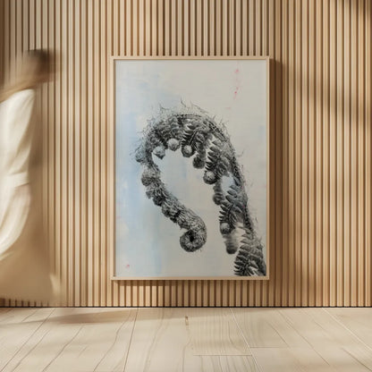 Fiddle Fern III by Deborah Revell. shown as over sized large wall art. Available as an archival giclee rolled canvas, fine art paper, or poster print. SKU 94828h.