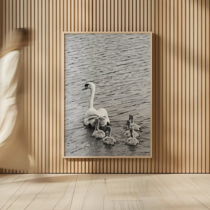 Follow the Leader by Deborah Revell. shown as over sized large wall art. Available as an archival giclee rolled canvas, fine art paper, or poster print. SKU 96817h.