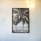 Fort Zachary Beach I BW by Deborah Revell. shown as a paper print in a black flame. Available as a archival giclee rolled canvas, fine art paper, or poster print. SKU 103788h.
