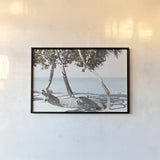Fort Zachary Beach II by Deborah Revell. shown as a paper print in a black flame. Available as a archival giclee rolled canvas, fine art paper, or poster print. SKU 103789i.