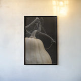 Frans Pumpkin I by Deborah Revell. shown as a paper print in a black flame. Available as a archival giclee rolled canvas, fine art paper, or poster print. SKU 102839h.