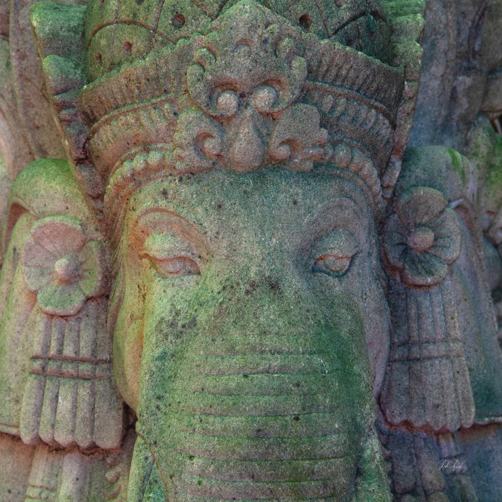 Ganesha by Deborah Revell. SKU 94001a. Archival Giclee Fine art print for wall decor.