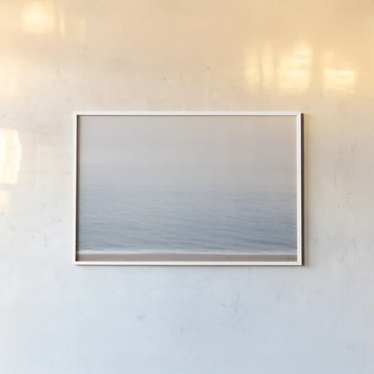 Gentle Sea II by Deborah Revell. shown as a paper print in a white frame. Available as a archival giclee rolled canvas, fine art paper, or poster print. SKU 100318i.