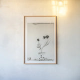 Glass Plate III by Deborah Revell. shown as a paper print in a natural frame. Available as a archival giclee rolled canvas, fine art paper, or poster print. SKU 94348h.