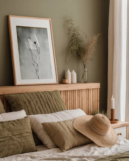 Glass Plate VI by Deborah Revell. shown as a paper print in a natural frame. Available as a archival giclee rolled canvas, fine art paper, or poster print. SKU 94351h.