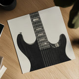 Guitar IV by Deborah Revell. Shown as a detailed flat fine art print, highlighting archival giclee quality. Available as an archival giclee rolled canvas, fine art paper, or poster print. SKU 91251a.
