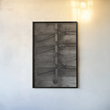Gun Rack by Deborah Revell. shown as a paper print in a black flame. Available as a archival giclee rolled canvas, fine art paper, or poster print. SKU 96605h.