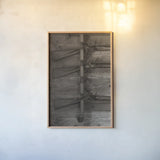 Gun Rack by Deborah Revell. shown as a paper print in a natural frame. Available as a archival giclee rolled canvas, fine art paper, or poster print. SKU 96605h.