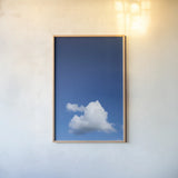 Heart Cloud by Deborah Revell. shown as a paper print in a natural frame. Available as a archival giclee rolled canvas, fine art paper, or poster print. SKU 93399h.