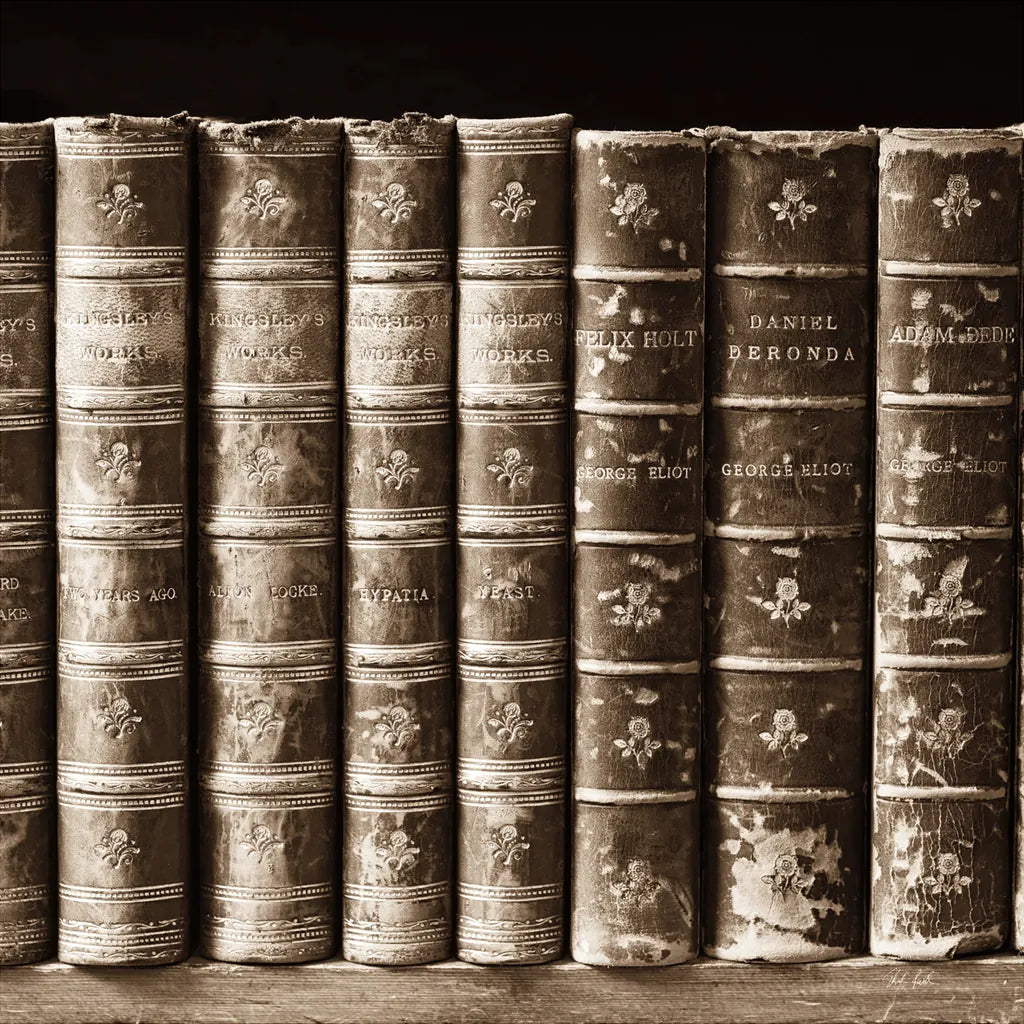 History Books III by Deborah Revell. SKU 96918a. Archival Giclee Fine art print for wall decor.