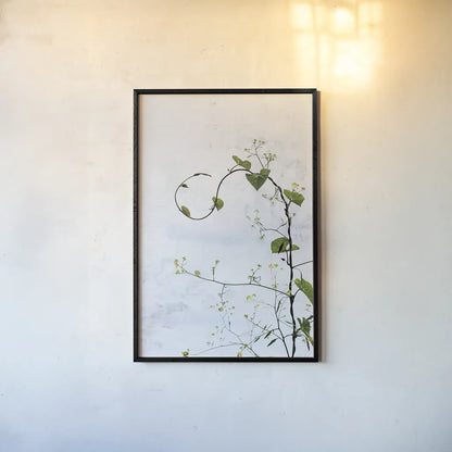 Honeyvine by Deborah Revell. shown as a paper print in a black flame. Available as a archival giclee rolled canvas, fine art paper, or poster print. SKU 93424h.