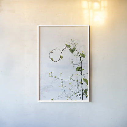 Honeyvine by Deborah Revell. shown as a paper print in a white frame. Available as a archival giclee rolled canvas, fine art paper, or poster print. SKU 93424h.