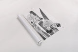 Illustrated Iris I by Deborah Revell. shown as a rolled paper print. Available as archival giclee rolled canvas, fine art paper, or poster print. SKU 98138h.