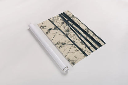 Japanese Bamboo I by Deborah Revell. shown as a rolled paper print. Available as archival giclee rolled canvas, fine art paper, or poster print. SKU 100074h.