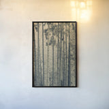 Japanese Bamboo III by Deborah Revell. shown as a paper print in a black flame. Available as a archival giclee rolled canvas, fine art paper, or poster print. SKU 100076h.