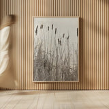 Kates Rushes I by Deborah Revell. shown as over sized large wall art. Available as an archival giclee rolled canvas, fine art paper, or poster print. SKU 100048h.