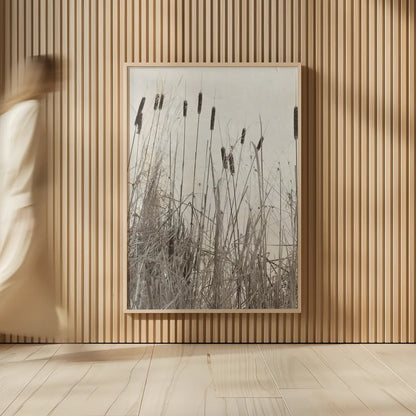 Kates Rushes I by Deborah Revell. shown as over sized large wall art. Available as an archival giclee rolled canvas, fine art paper, or poster print. SKU 100048h.