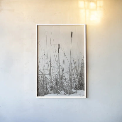 Kates Rushes II by Deborah Revell. shown as a paper print in a white frame. Available as a archival giclee rolled canvas, fine art paper, or poster print. SKU 100049h.