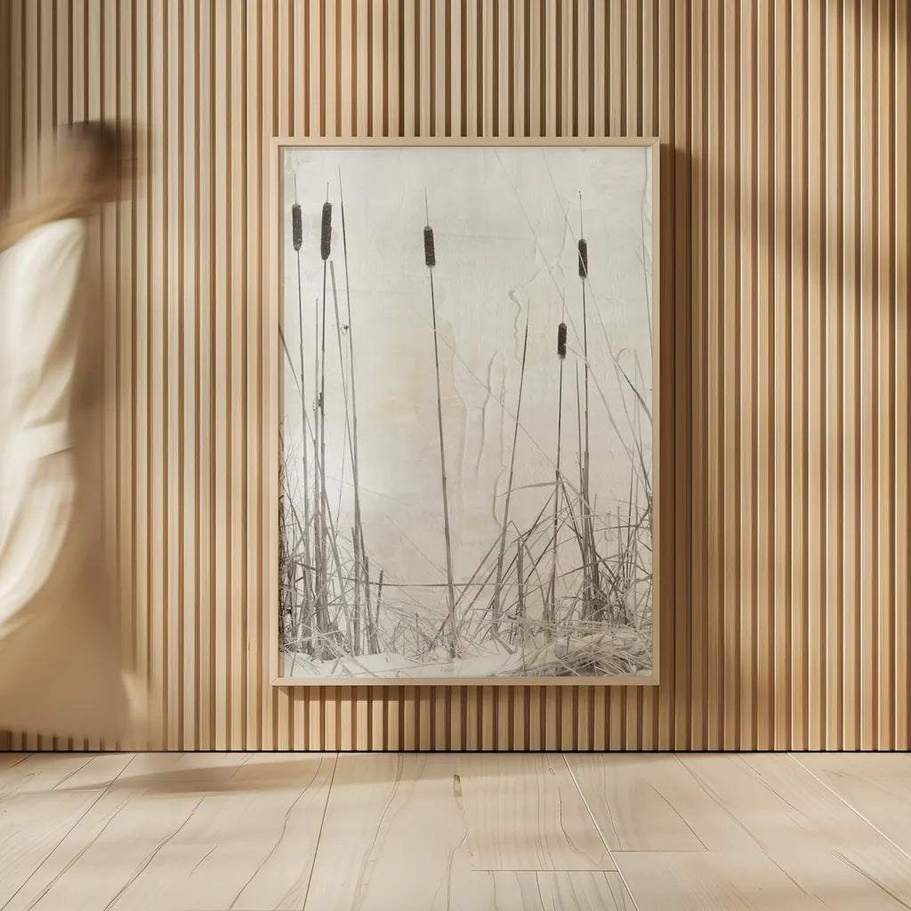 Kates Rushes III by Deborah Revell. shown as over sized large wall art. Available as an archival giclee rolled canvas, fine art paper, or poster print. SKU 100050h.