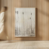 Kates Rushes III by Deborah Revell. shown as over sized large wall art. Available as an archival giclee rolled canvas, fine art paper, or poster print. SKU 100050h.