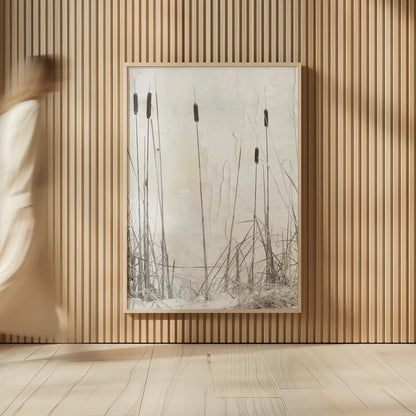 Kates Rushes III by Deborah Revell. shown as over sized large wall art. Available as an archival giclee rolled canvas, fine art paper, or poster print. SKU 100050h.