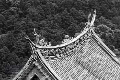 Kawara Roof I by Deborah Revell. SKU 100063i. Archival Giclee Fine art print for wall decor.