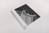 Kawara Roof I by Deborah Revell. shown as a rolled paper print. Available as archival giclee rolled canvas, fine art paper, or poster print. SKU 100063i.