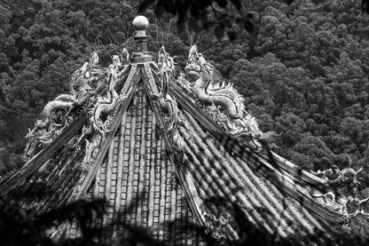 Kawara Roof II by Deborah Revell. SKU 100064i. Archival Giclee Fine art print for wall decor.