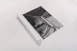 Kawara Roof III by Deborah Revell. shown as a rolled paper print. Available as archival giclee rolled canvas, fine art paper, or poster print. SKU 100065h.