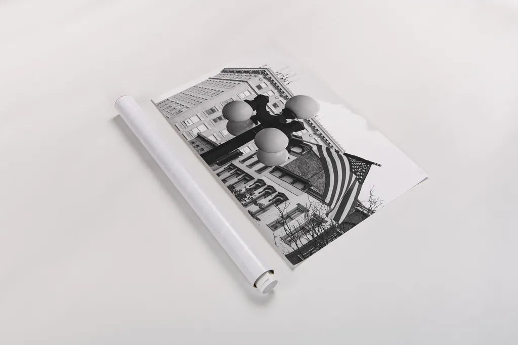 Kentucky Flag by Deborah Revell. shown as a rolled paper print. Available as archival giclee rolled canvas, fine art paper, or poster print. SKU 94191i.